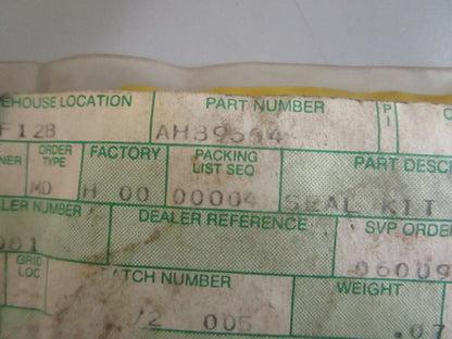 *NEW OEM* 0820 John Deere Seal Kit AH89664