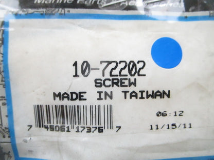 *NEW OEM* (LOT OF 2) 0810 Mercury Quicksilver Screw 10-72202