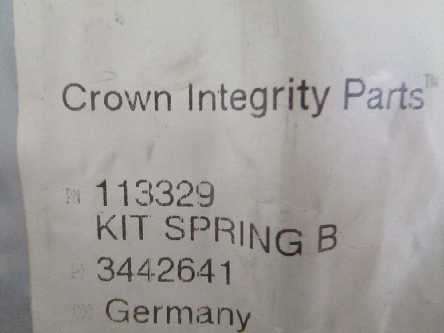 NEW OEM 113329 Crown Spring Brush Kit 0820