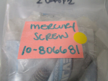 *NEW OEM* (LOT OF 2) 0810 Mercury Quicksilver Screw 10-806681