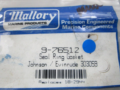 NEW (LOT OF 3) 9-76512 Replaces: Evinrude 303059 Mallory Seal Ring Gasket 0810