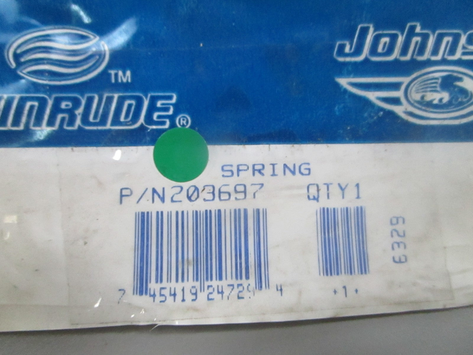 NEW OEM 203697 0203697 OMC Johnson Evinrude Spring 0810