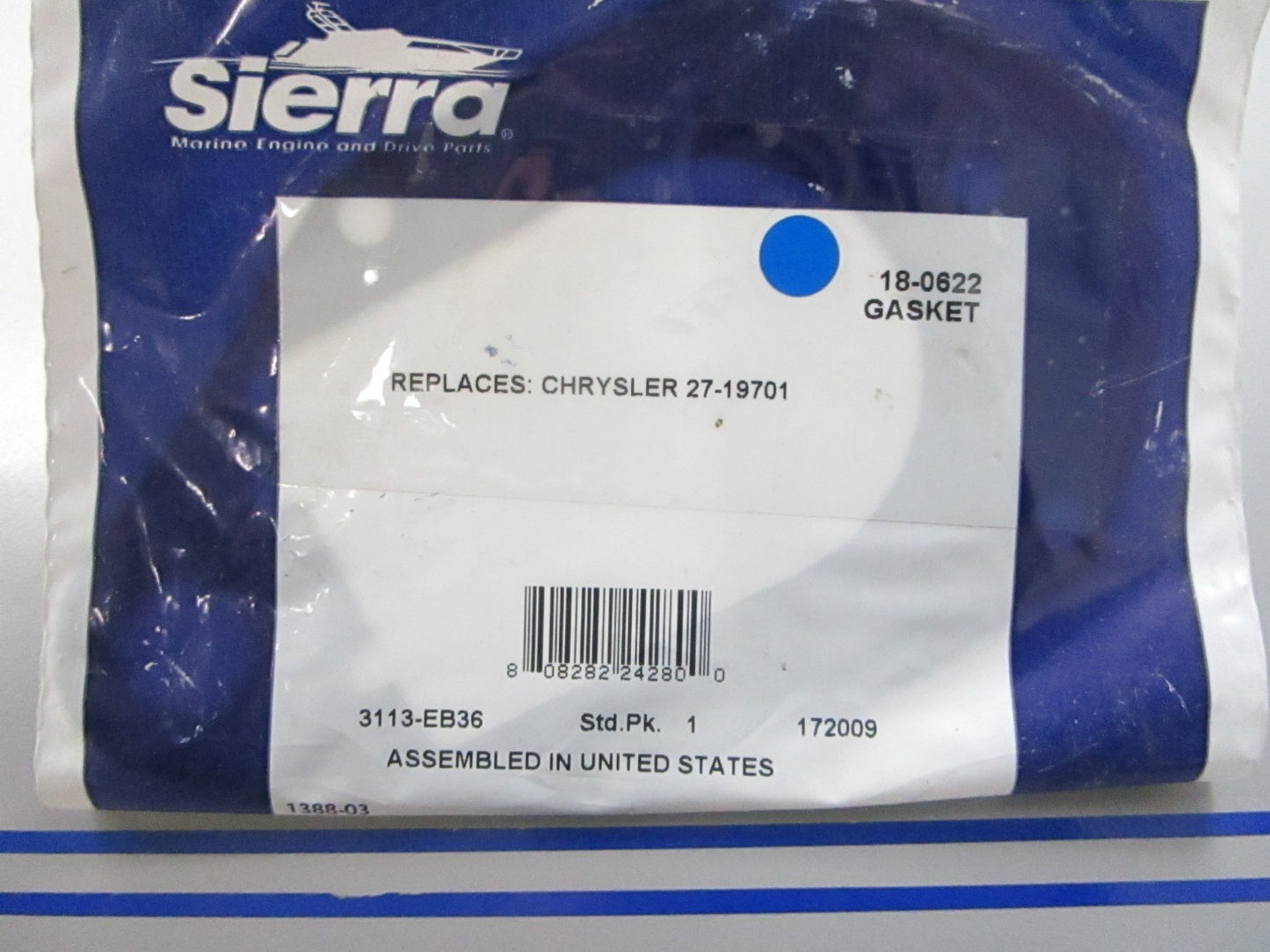 *NEW* 0810 Sierra Gasket 18-0622 Replaces: Chrysler 27-19701
