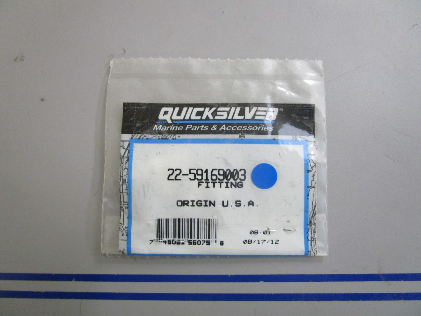 *NEW OEM* (LOT OF 2) 0810 Mercury Quicksilver Fitting 22-59169003