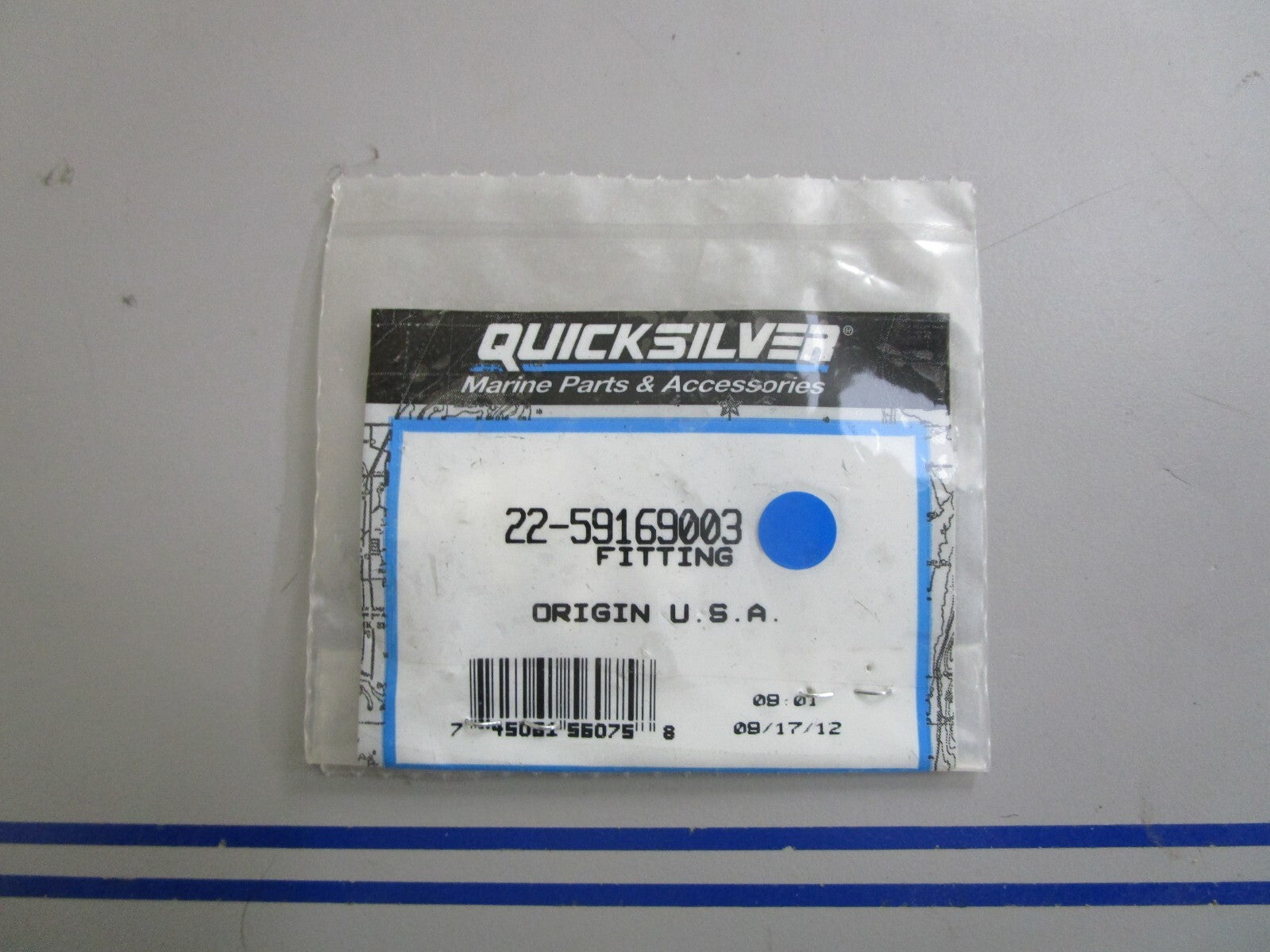 *NEW OEM* (LOT OF 2) 0810 Mercury Quicksilver Fitting 22-59169003