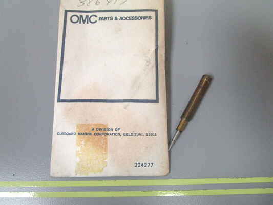 *NEW OEM* 0750 OMC Johnson Evinrude NEEDLE VALVE 386417 0386417