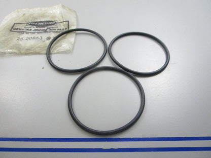 NEW OEM (LOT OF 3) 25-20863 Mercury Quicksilver O-Ring 0810