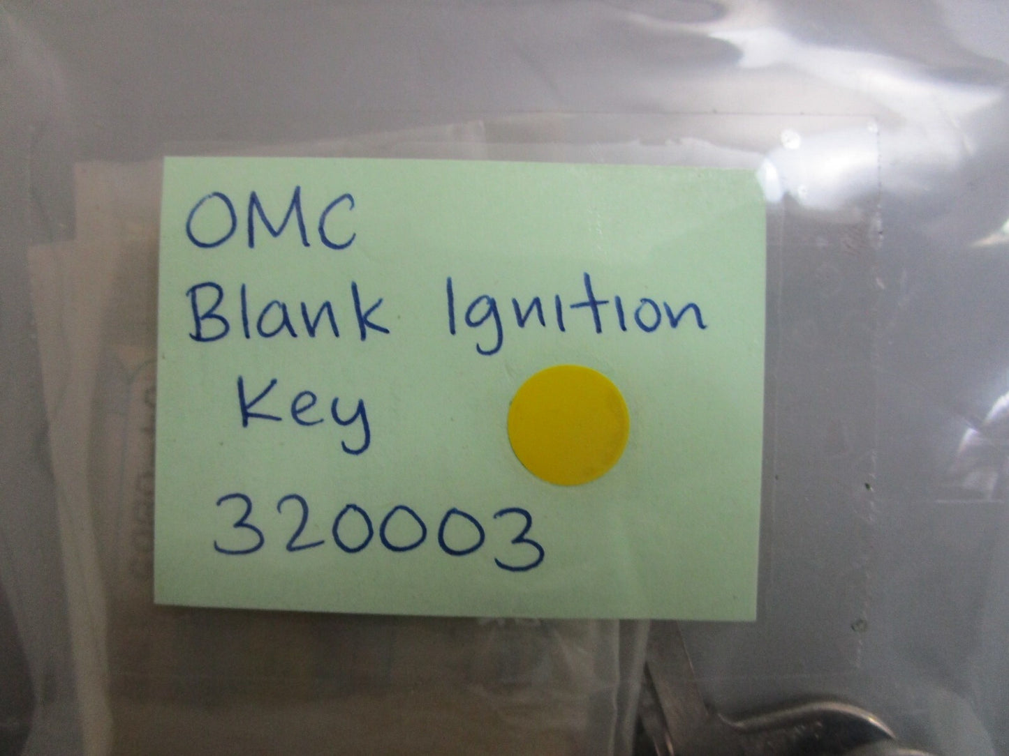 *NEW OEM* (LOT OF 2) 0810 OMC Johnson Evinrude Blank Ignition Key 320003 0320003