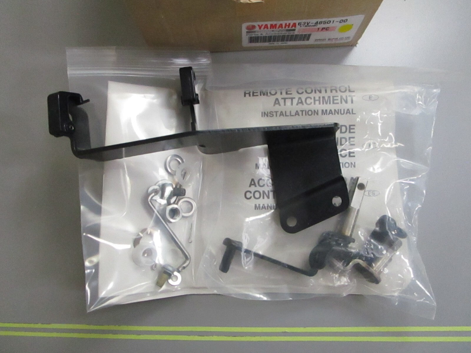 *NEW OEM* 0820 Yamaha Remote Control Attachment Kit 63V-48501-00-00
