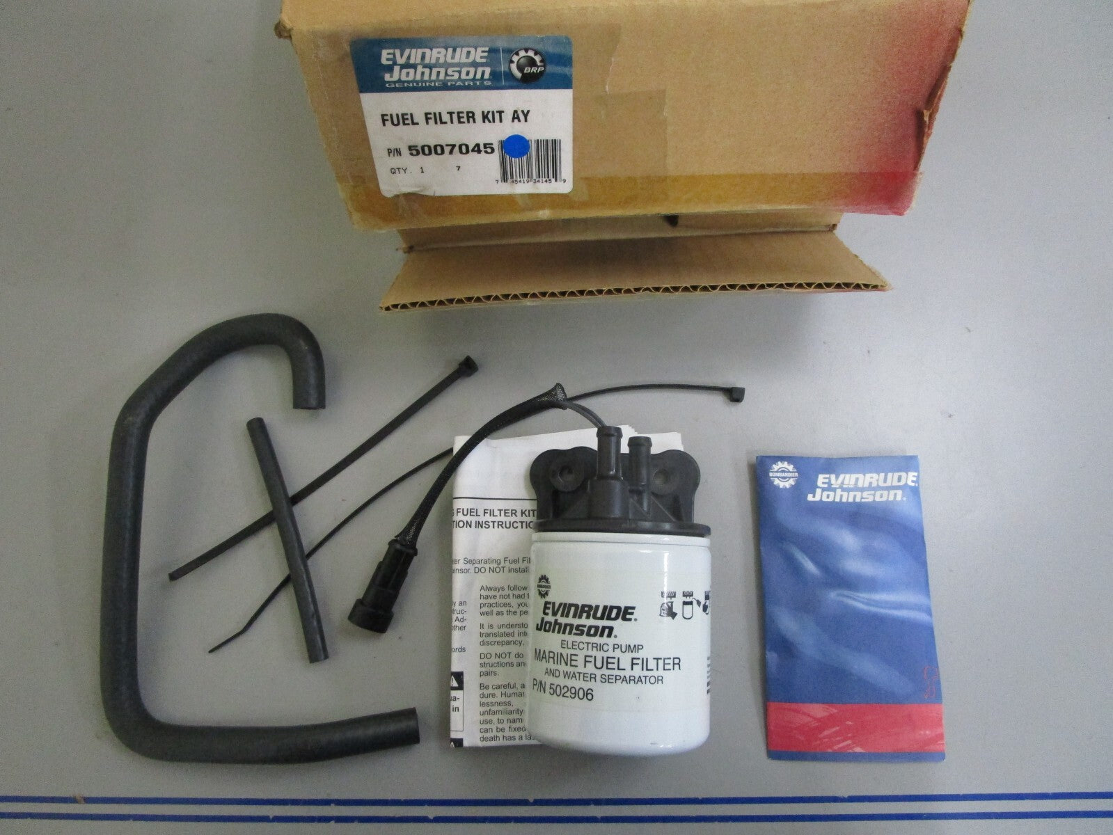 *NEW OEM* 0820 OMC Johnson Evinrude Fuel Filter Kit Ay 5007045