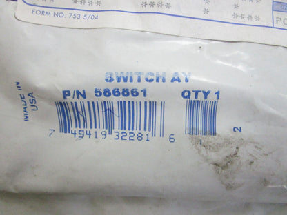 *NEW OEM* 0820 OMC Johnson Evinrude Neutral Start Switch 586861 0586861