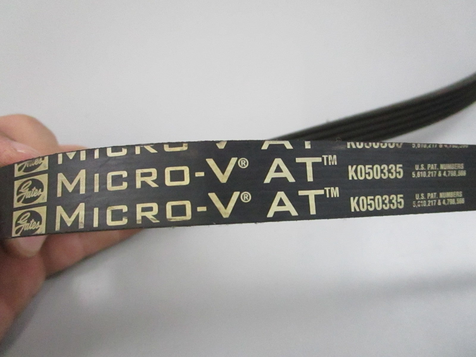 Gates NEW Micro-V Serpentine Belt K050335 5-Rib 34" Jeep Cherokee NOS 0810