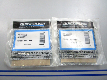 NEW OEM (LOT OF 2) 27-828925 Mercury Quicksilver Gasket 0810