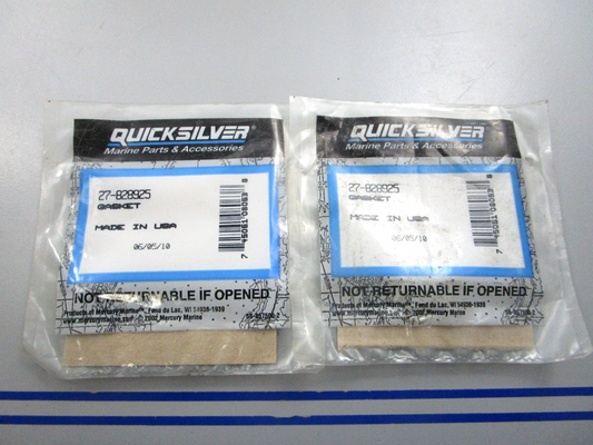 NEW OEM (LOT OF 2) 27-828925 Mercury Quicksilver Gasket 0810
