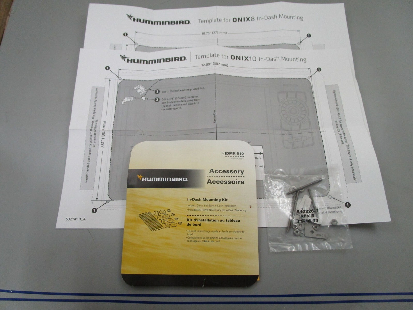 *NEW OEM* 0770 Humminbird In-Dash Mounting Kit 1DMK 810 740136-1