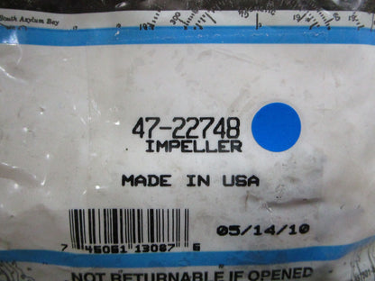 *NEW OEM* 0810 Mercury Quicksilver Impeller 47-22748