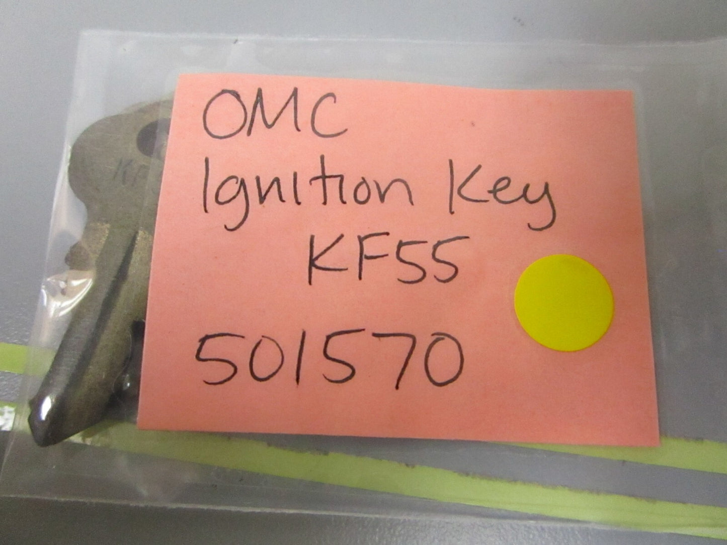 *NEW OEM* 0810 OMC Johnson Evinrude Ignition Key KF55 501570 0501570