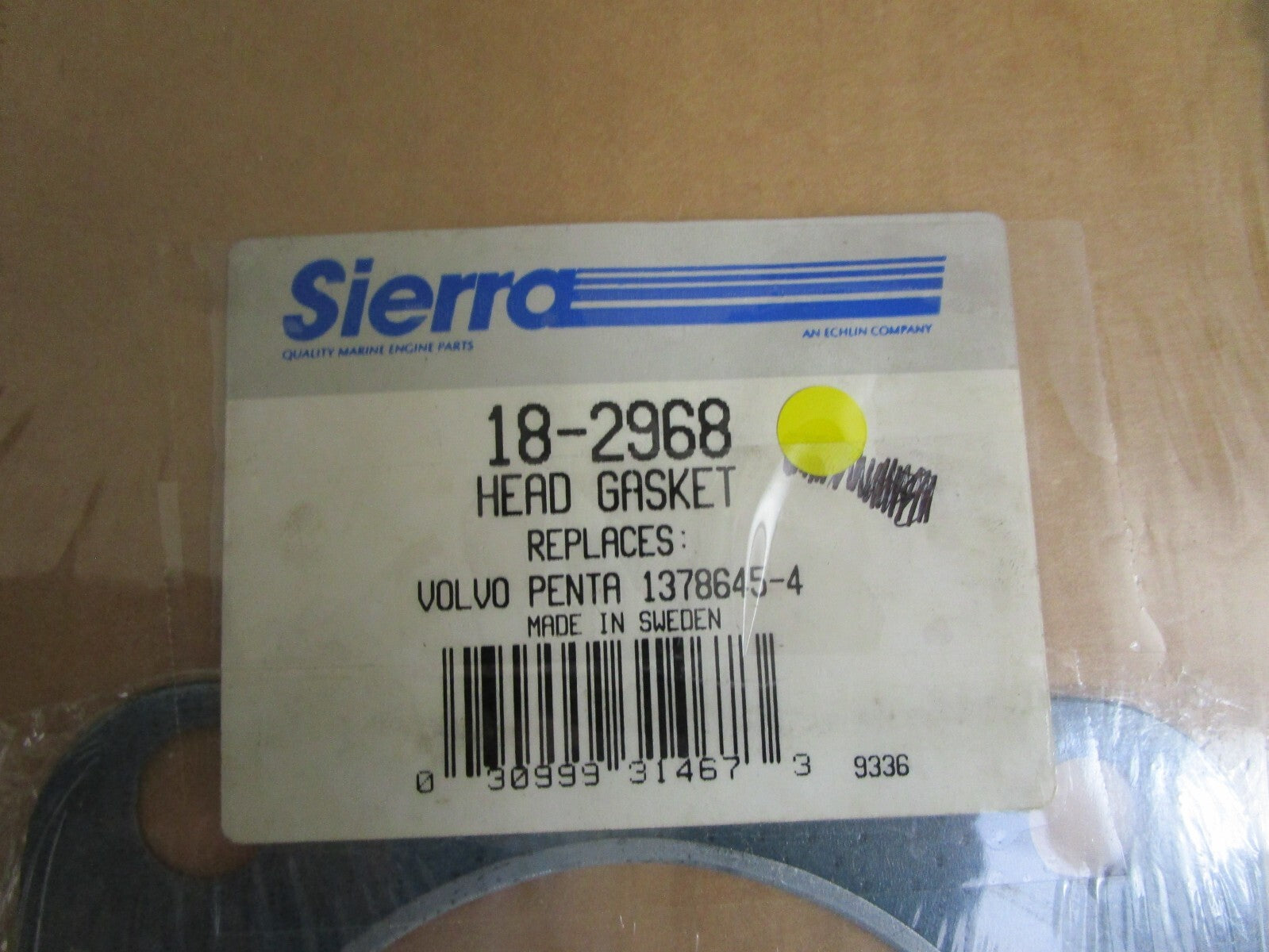 *NEW* 0820 Sierra Head Gasket 18-2968 Replaces: 1378645-4