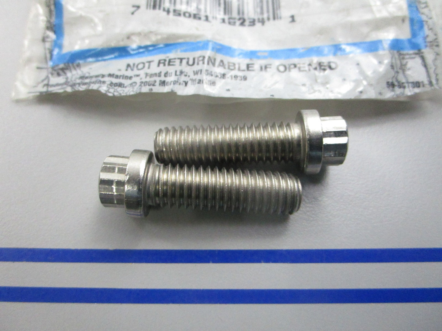 NEW OEM (LOT OF 2) 10-58640 Mercury Quicksilver Screw 0810