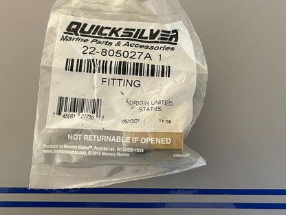 *NEW OEM* 0810 Mercury Quicksilver Fitting 22-805027A1