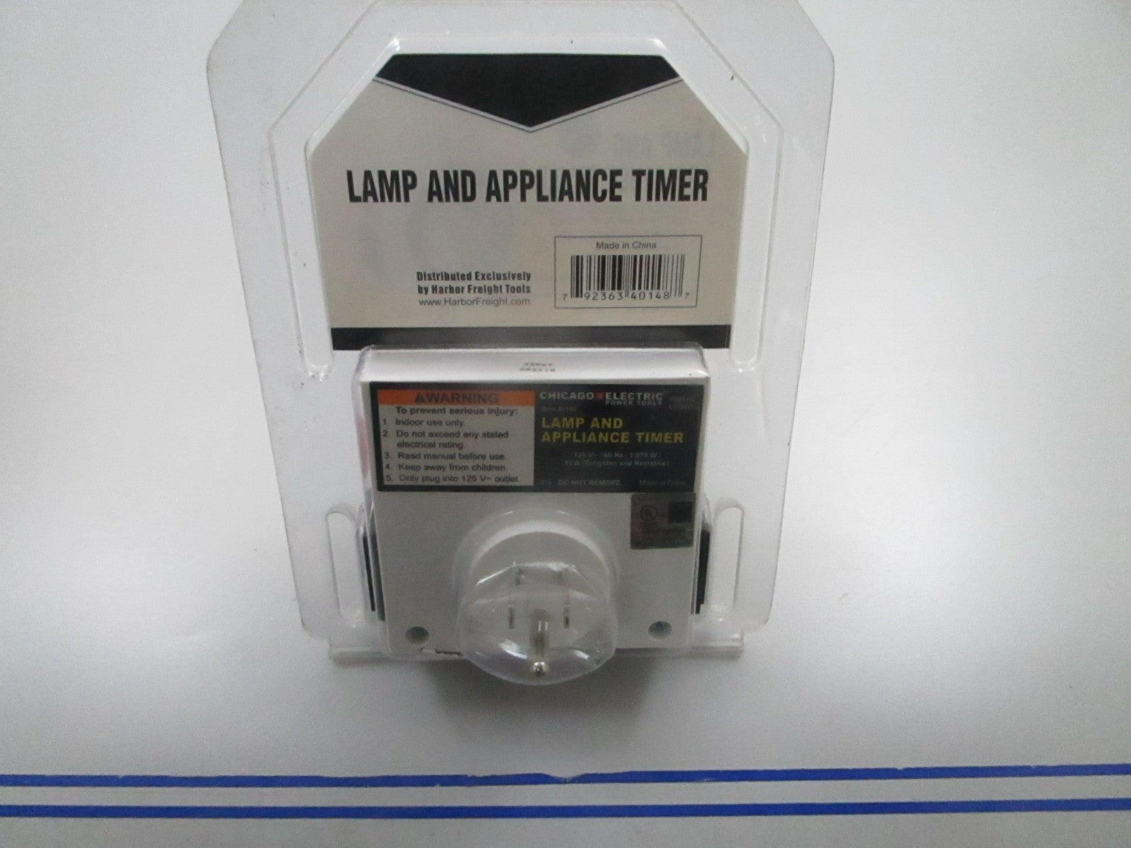 *NEW* 0810 Chicago Electric Lamp & Appliance Timer 40148