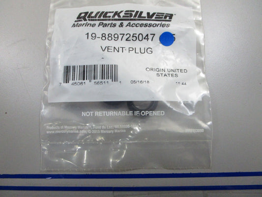 *NEW OEM* (LOT OF 5) 0810 Mercury Quicksilver Vent Plug 19-889725047