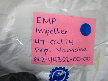 NEW 47-02174 Replaces: Yamaha 6L2-44352-00-00 EMP Impeller 0810