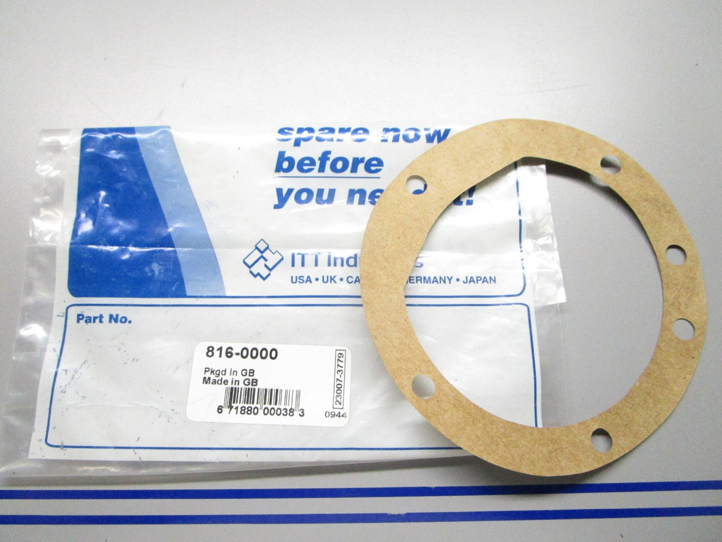 *NEW* 0810 Jabsco Water Pump Gasket 816-0000