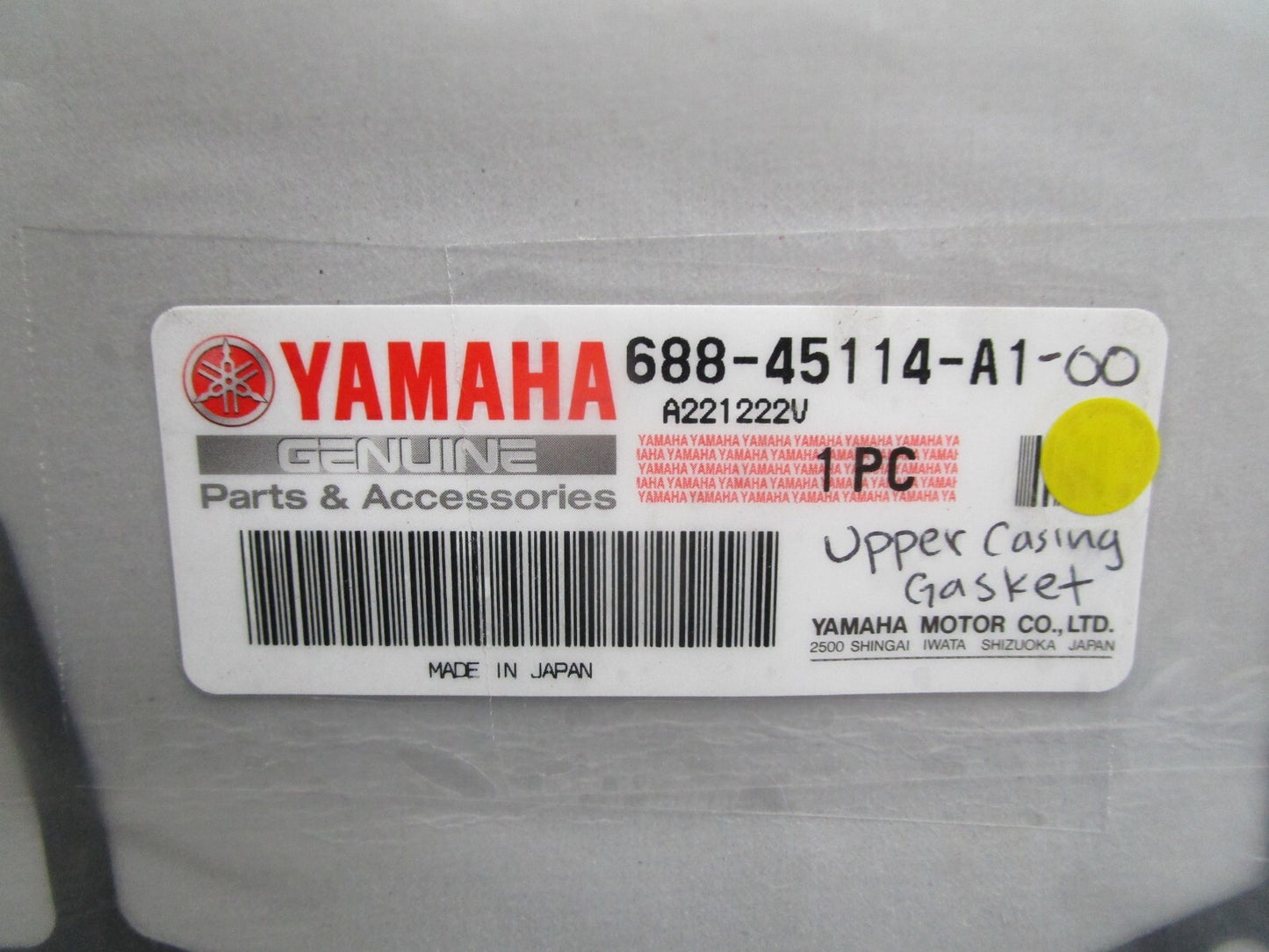 *NEW OEM* 0810 Yamaha Upper Casing Gasket 688-45114-A1-00