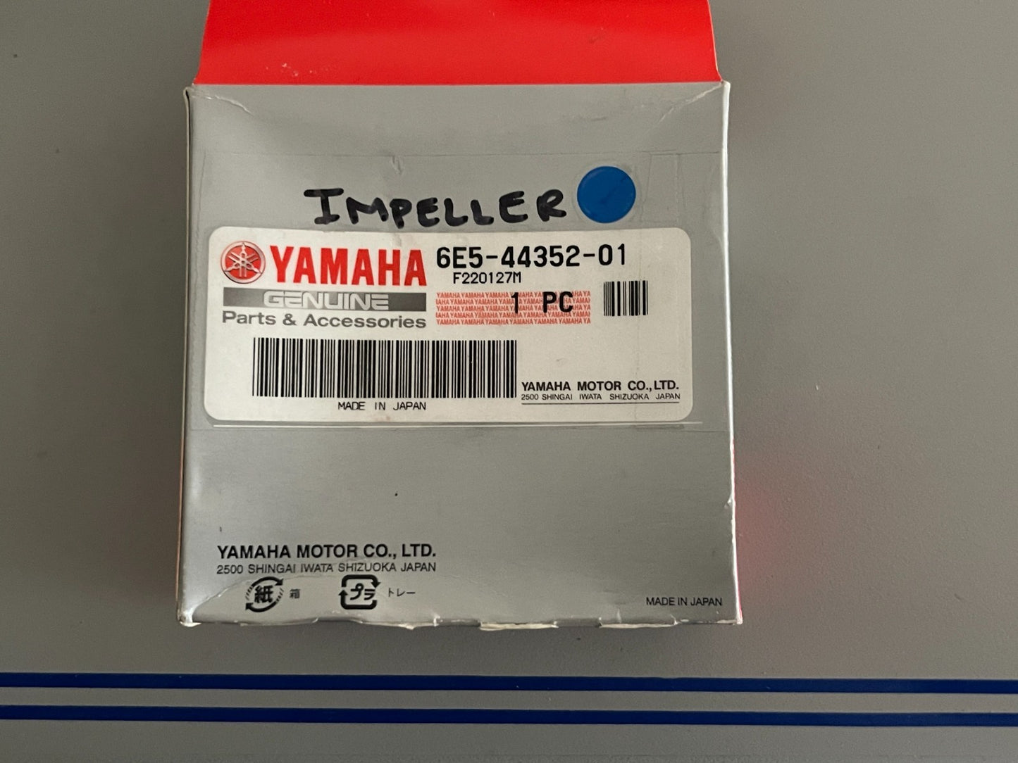*NEW OEM* 0720 Yamaha Impeller 6E5-44352-01-00