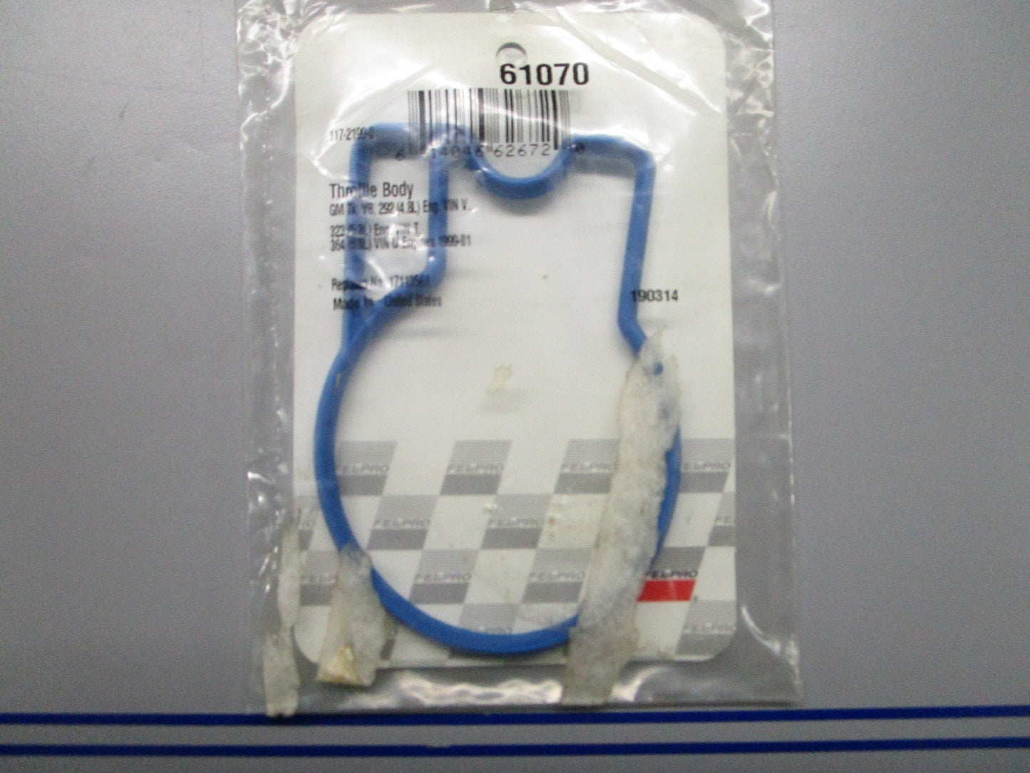 *NEW* 0810 Fel-Pro Throttle Body Gasket 61070