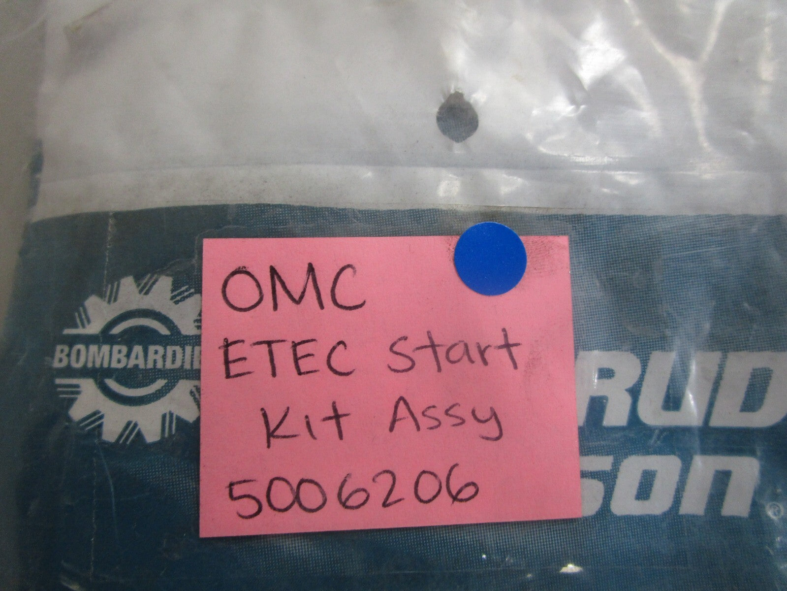 *NEW OEM* 0810 OMC Johnson Evinrude ETEC Start Kit Assembly 5006206