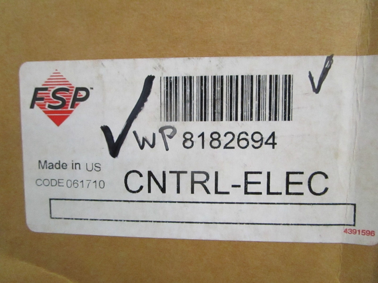 NEW OEM WP8182694 Whirlpool Washer Main Control Board 0820