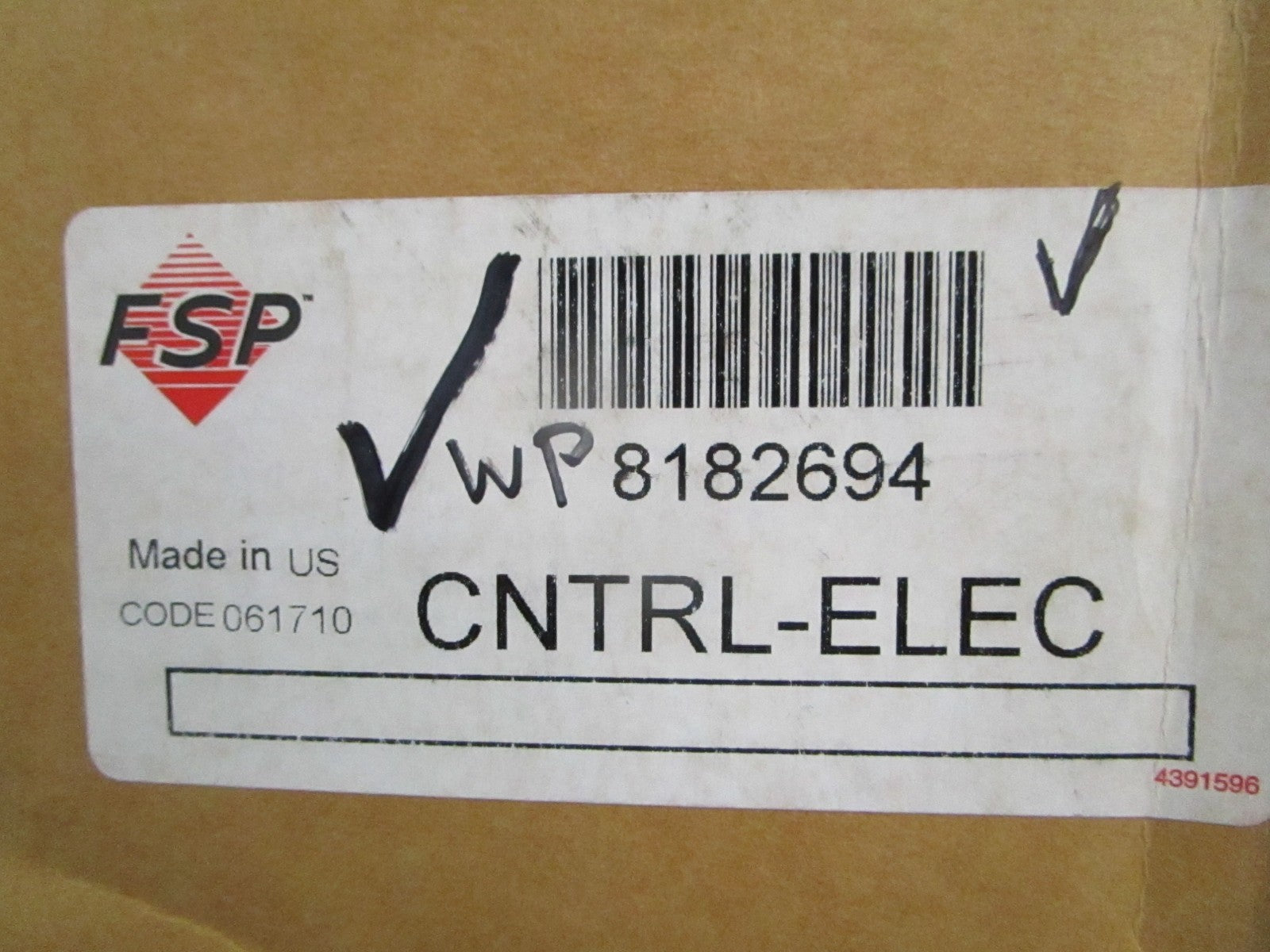 NEW OEM WP8182694 Whirlpool Washer Main Control Board 0820