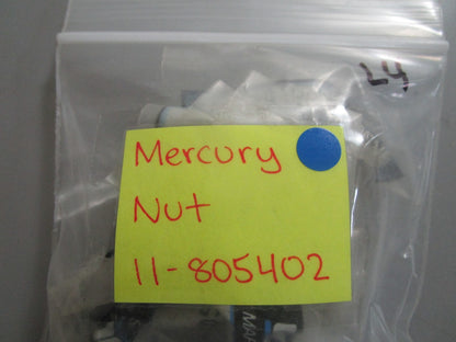 *NEW OEM* (LOT OF 4) 0810 Mercury Quicksilver Nut 11-805402