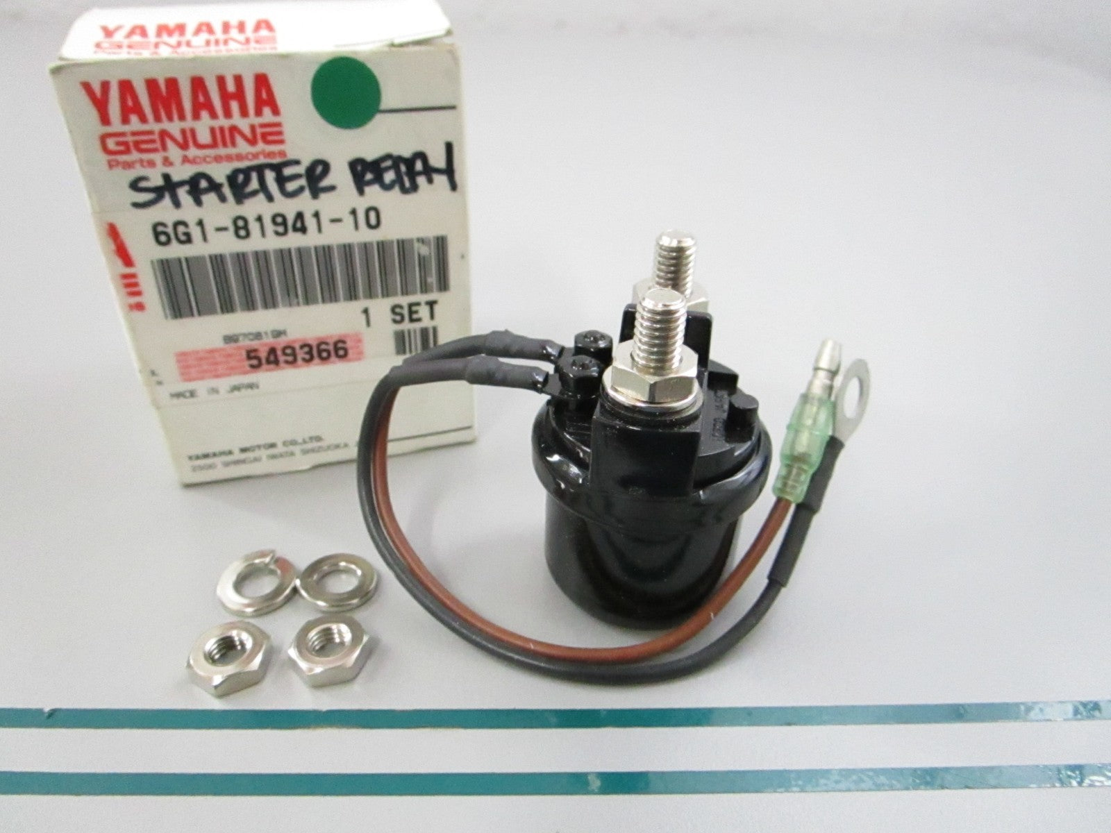 NEW OEM 6G1-81941-10-00-00 Yamaha Starter Relay 0810