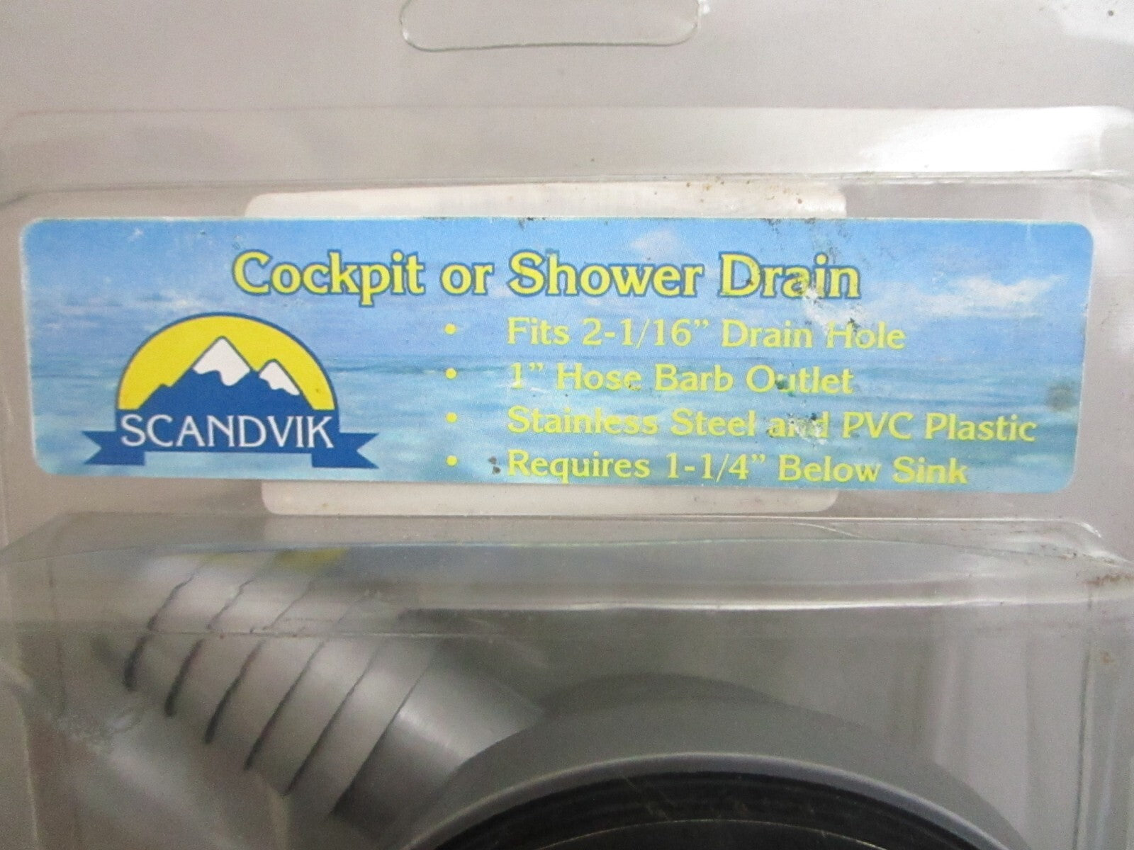 *NEW* 0820 Scandvik Cockpit or Shower Drain PF250S