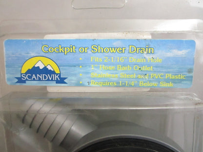 *NEW* 0820 Scandvik Cockpit or Shower Drain PF250S