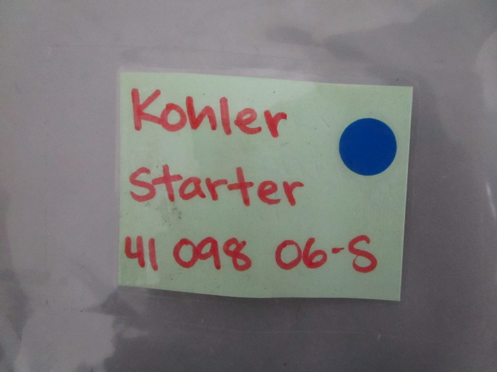 NEW OEM 41 098 06-S 4109806-S Kohler Starter 0820