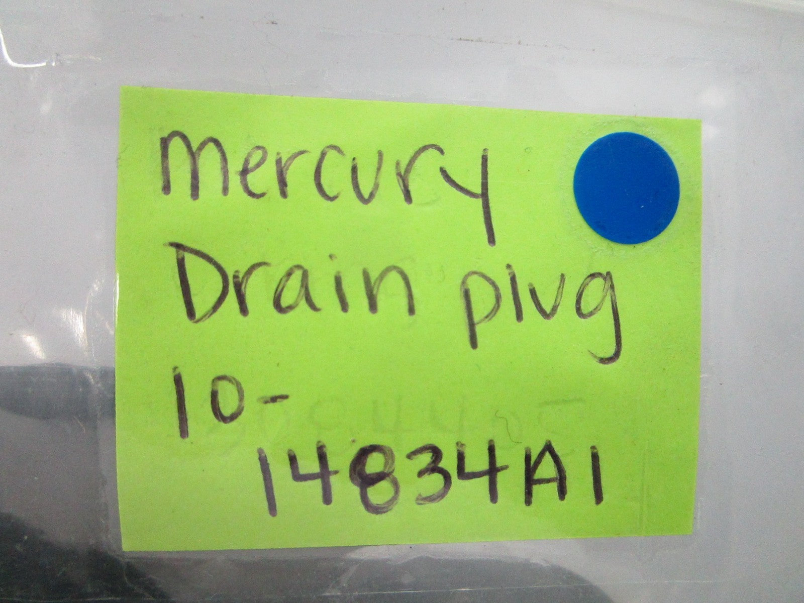 NEW OEM 10-14834A1 Mercury Quicksilver Drain Plug 0810