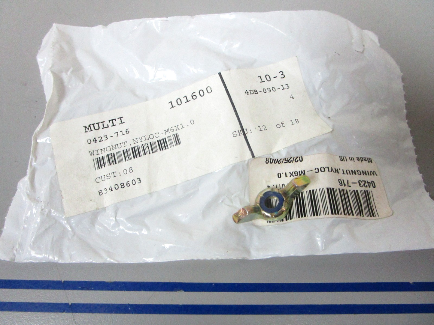 *NEW OEM* 0810 Arctic Cat Nyloc Wingnut 0423-716