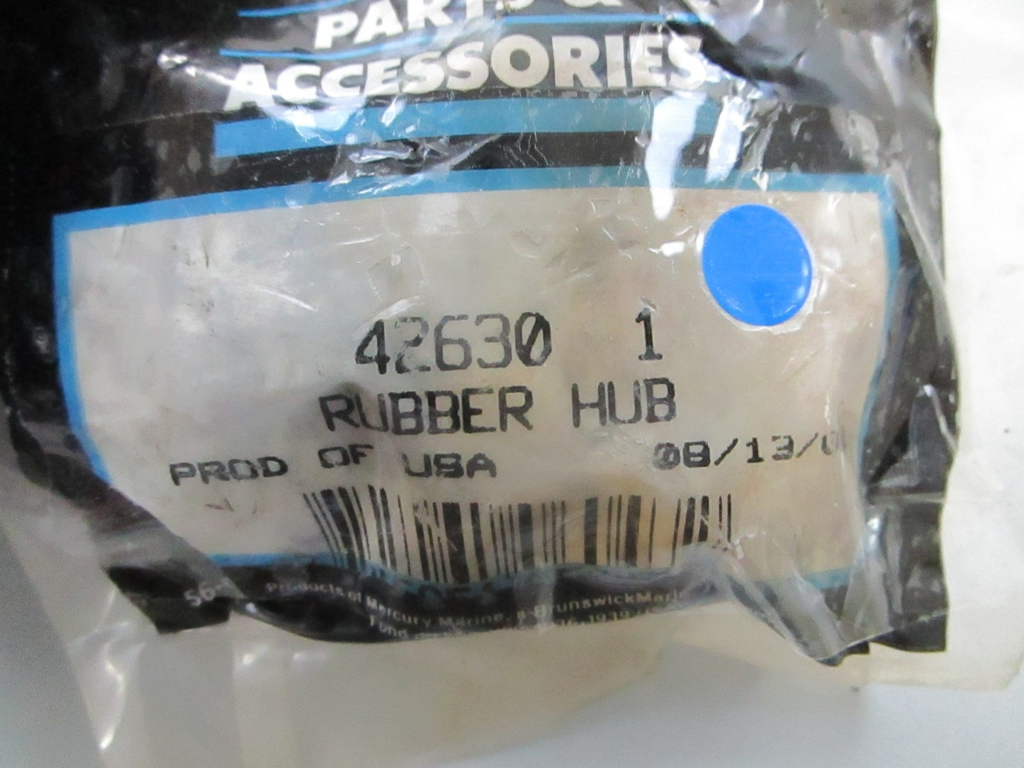 *NEW OEM* 0840 Mercury Quicksilver Rubber Hub 42630 1