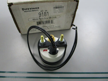 NEW 9181 Firestone White Single Air Pressure Gauge 0810