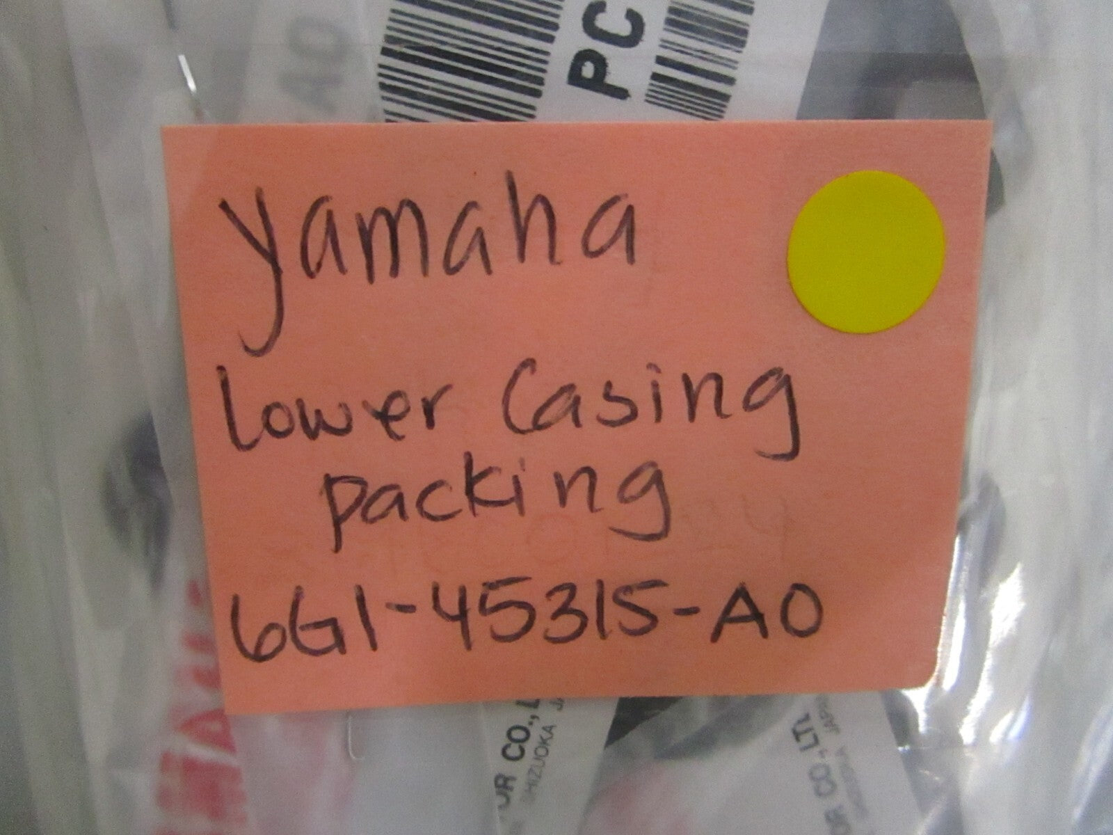 *NEW OEM* 0750 Yamaha LOWER CASING PACKING 6G1-45315-A0