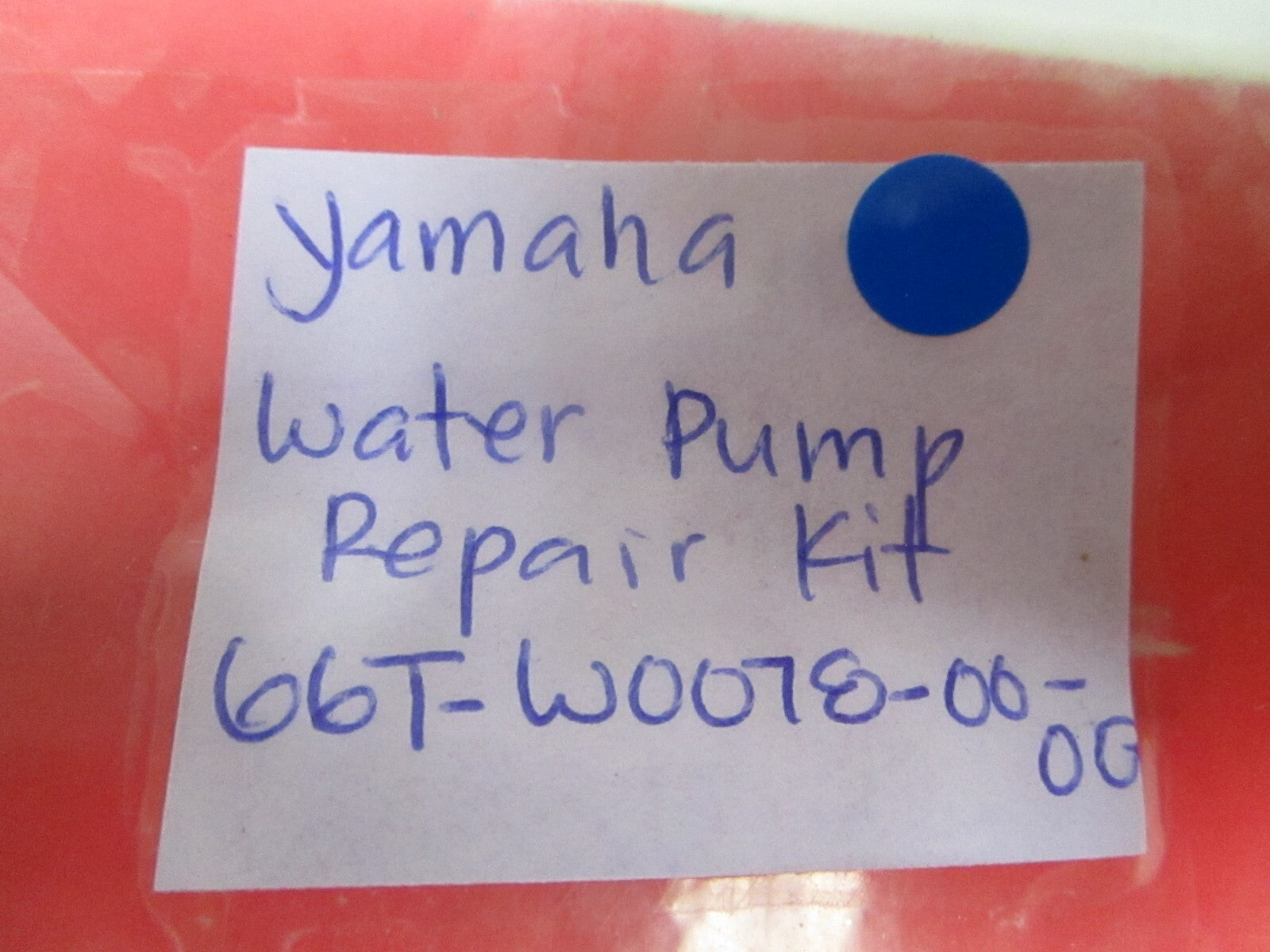 *NEW OEM* 0810 Yamaha Water Pump Repair Kit 66T-W0078-00-00