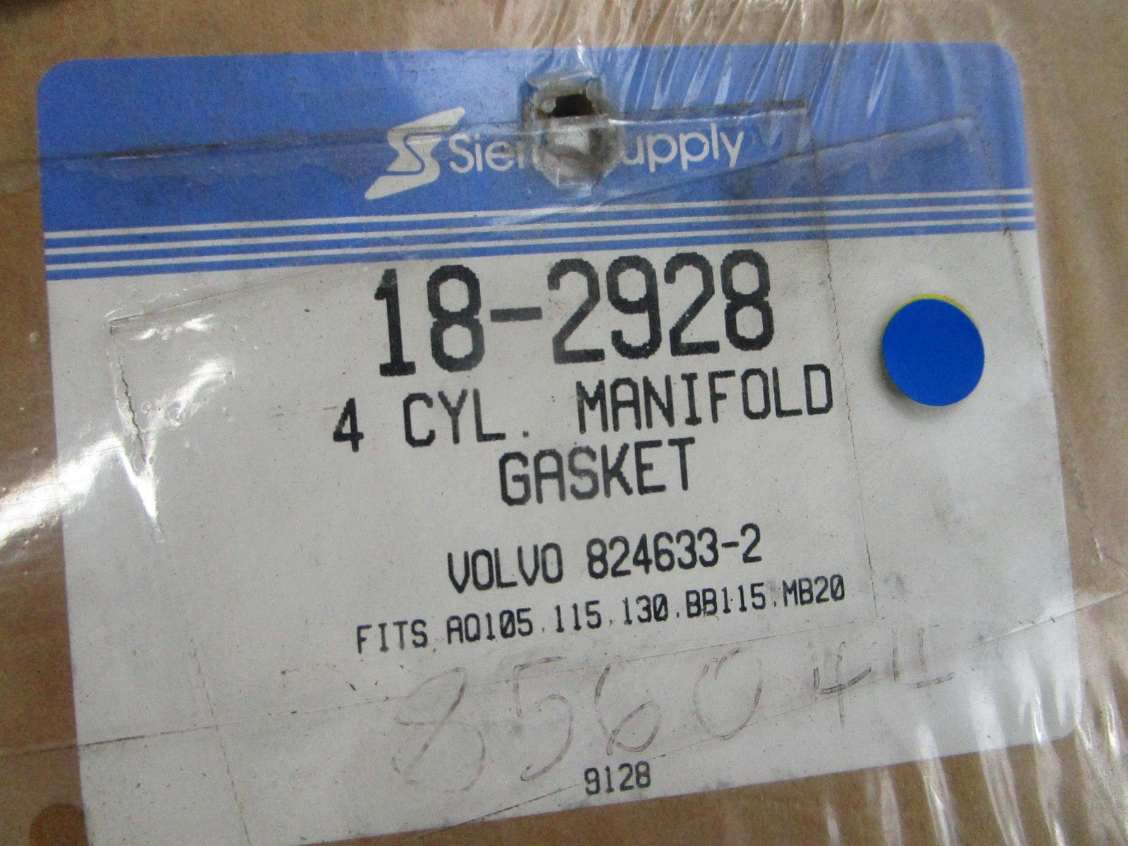 NEW 18-2928 Replaces: VP 824633-2 Sierra Manifold Gasket 0810