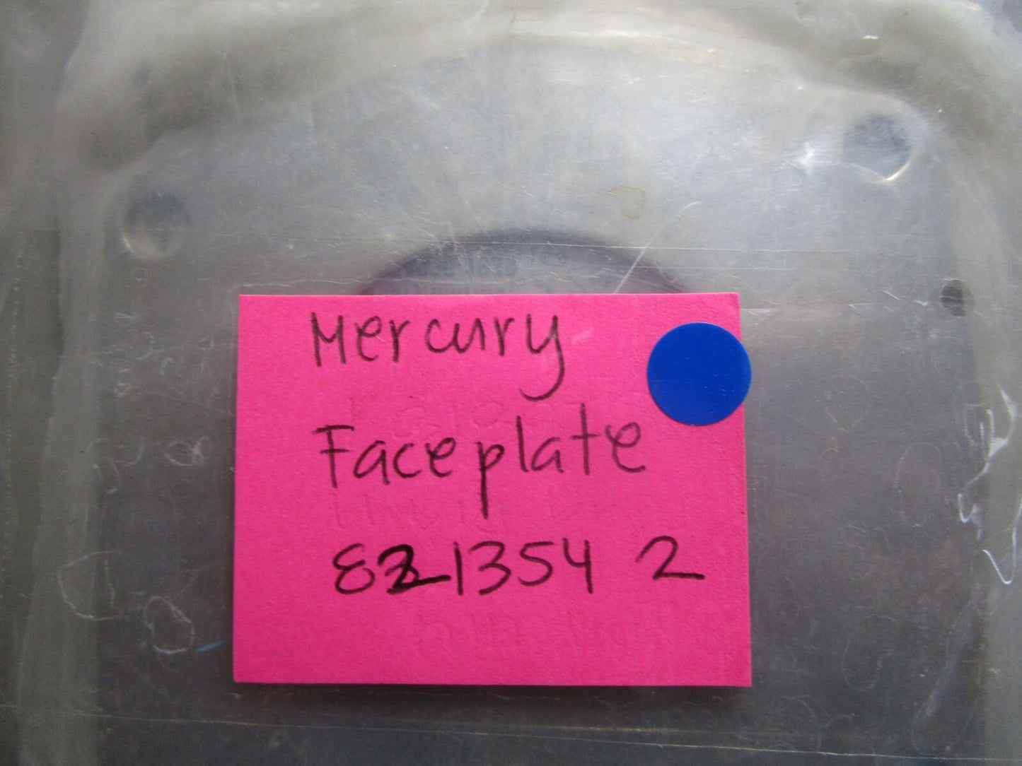 *NEW OEM* 0810 Mercury Quicksilver Faceplate 8213542