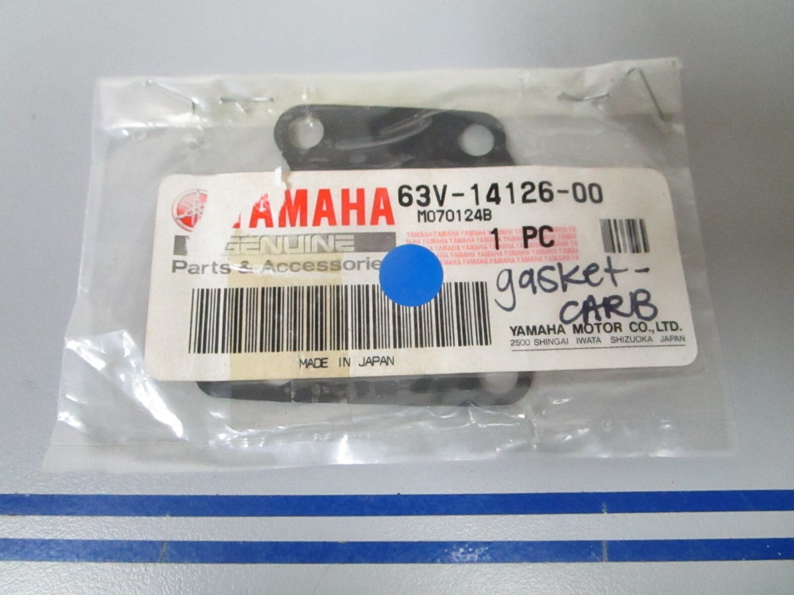 *NEW OEM* 0810 Yamaha Carburetor Gasket 63V-14126-00-00