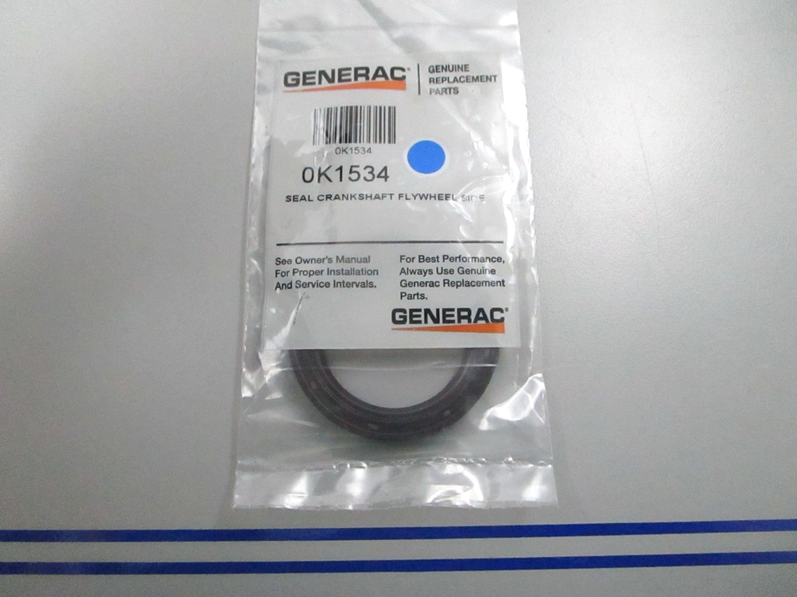 *NEW OEM* 0810 Generac Seal Crankshaft Flywheel Side 0K1534