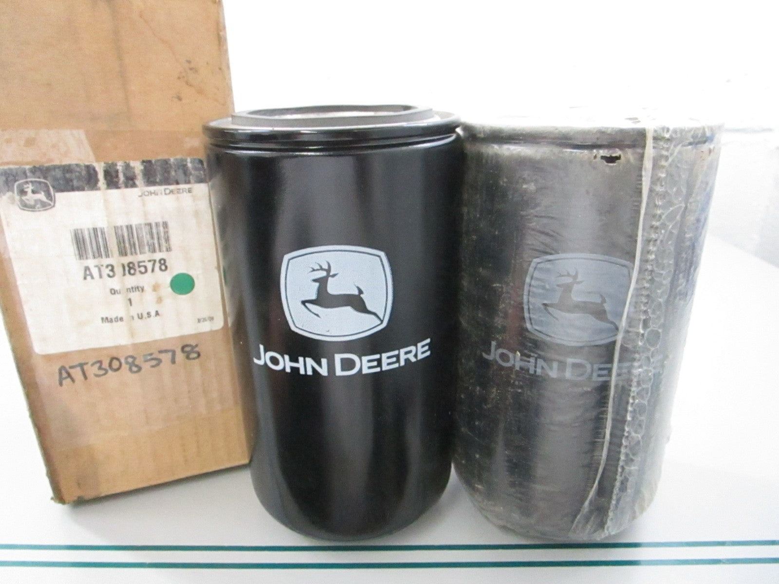 NEW OEM (LOT OF 2) AT308578 John Deere Fuel Filter 0810